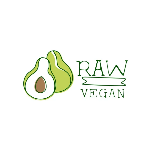 Veganské a Raw Food dietní Menu — Stockový vektor
