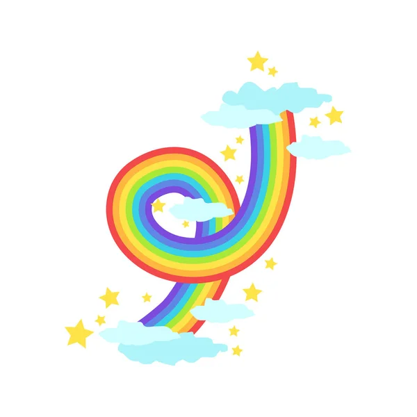 Ikona ve tvaru Rainbow — Stockový vektor