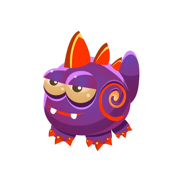 Mascota sin alas púrpura — Archivo Imágenes Vectoriales