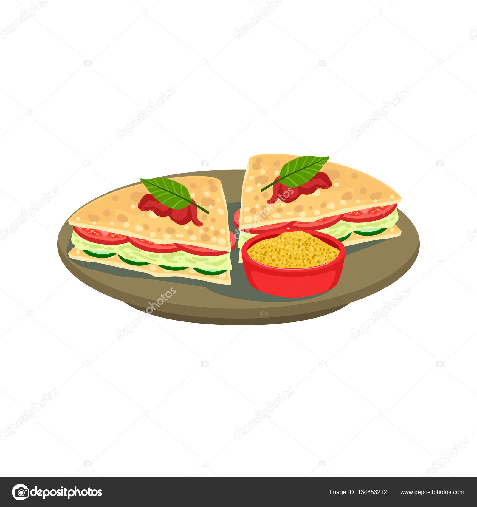 Quesadilla vágott szendvics hagyományos mexikói konyha edény ...
