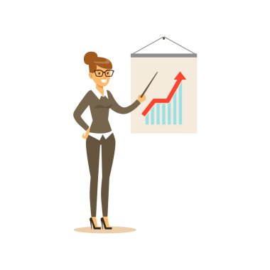 Sunu, iş ofis çalışanı resmi kıyafet giyim gülümseyen çizgi film karakterleri işler yoğun iş pazarlama uzmanı