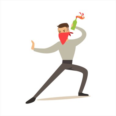 Extremmist Mn Molotof kokteylle protesto ve siyasi özgürlükleri talep