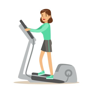 Kadın merdiven simülatör, çalışma dışarı ve Trendy spor Egzersiz Fitness kulübü üyesi