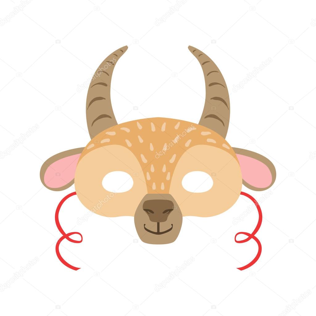 Antelope Animal Head Mask, Kids Carnival Disguise Costume Element