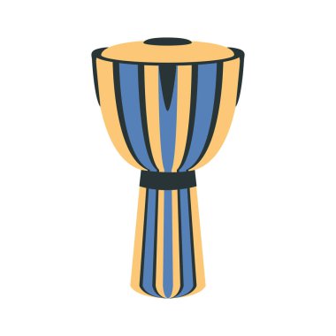 Tem-tam davul, müzik aletleri kümesinin gerçekçi karikatür parçası izole çizimler vektör