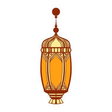 Ramazan fener, renkli vektör çizim