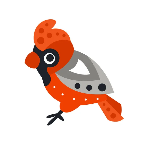 Zimorodek Ptak charakter kolorowy kreskówka wektor ilustracja — Wektor stockowy