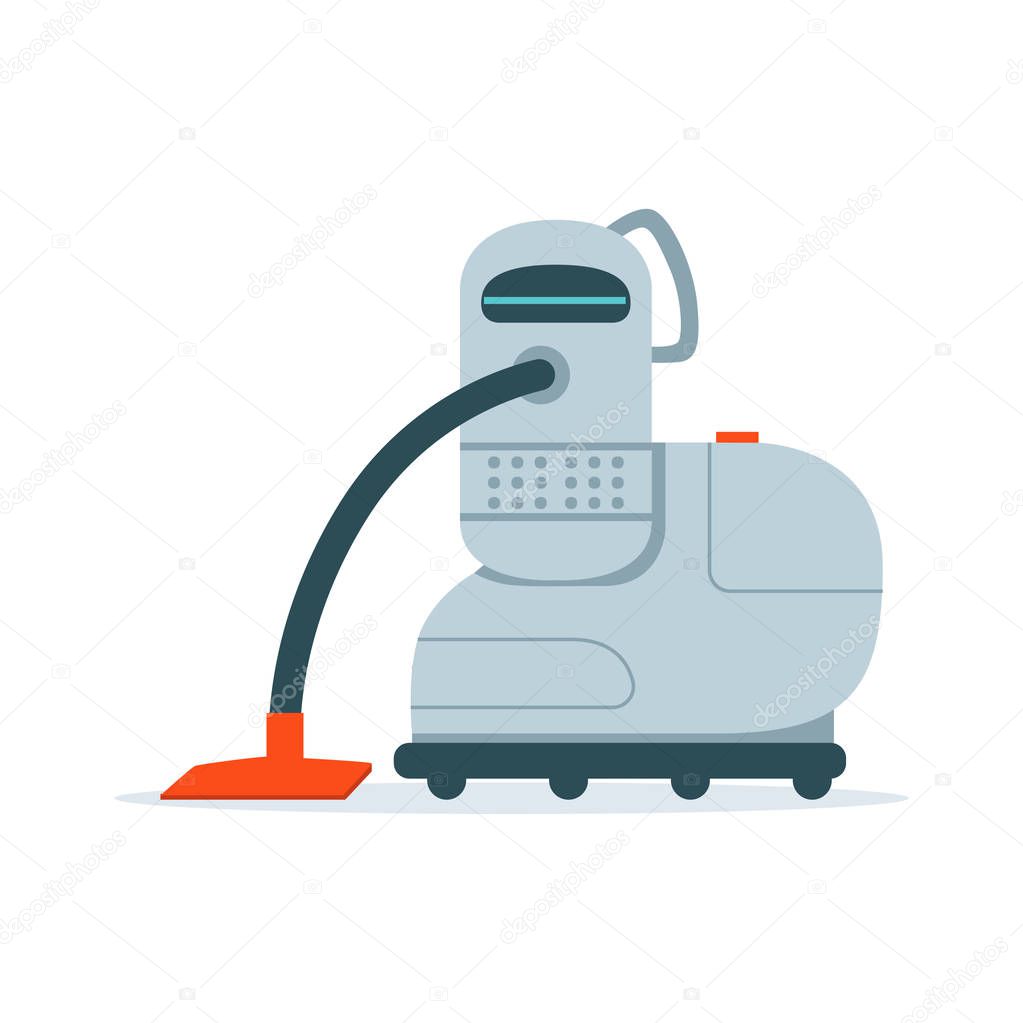 Robot vacuum cleaner vector Illustration