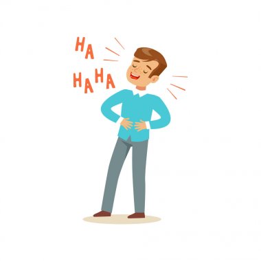 Koyu kahverengi saçlı gülen ile mutlu çocuk 