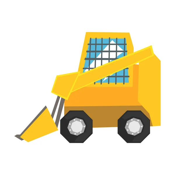 Mini bulldozer Illustrazione — Vettoriale Stock