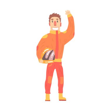 Araba yarış sürücüsü adam 