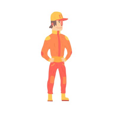 Araba yarış sürücüsü adam 