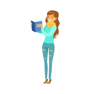 Güzel genç uzun saçlı kadın 