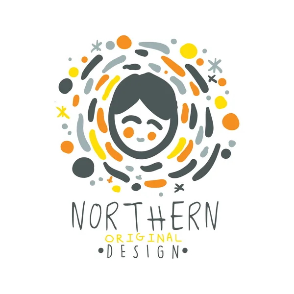 Nothern logo template — Stock Vector