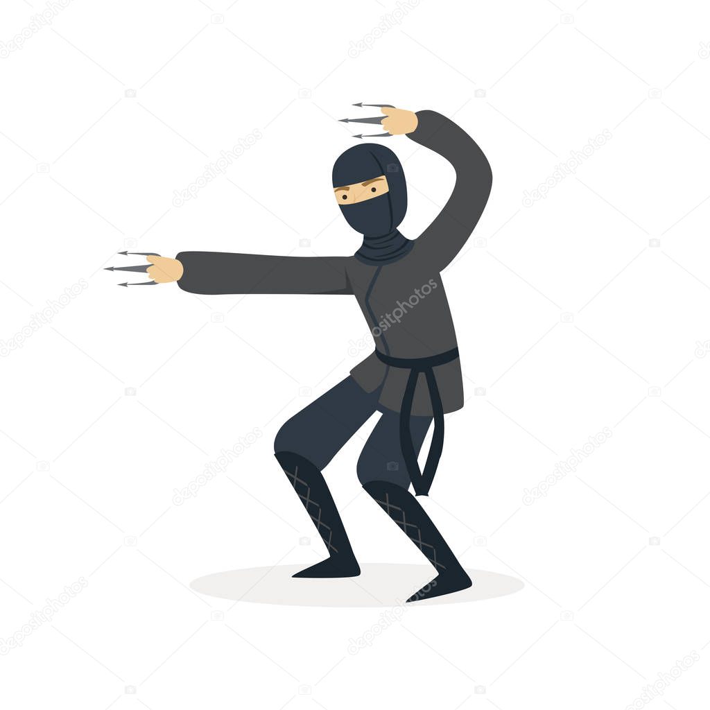Ninja assassin character 