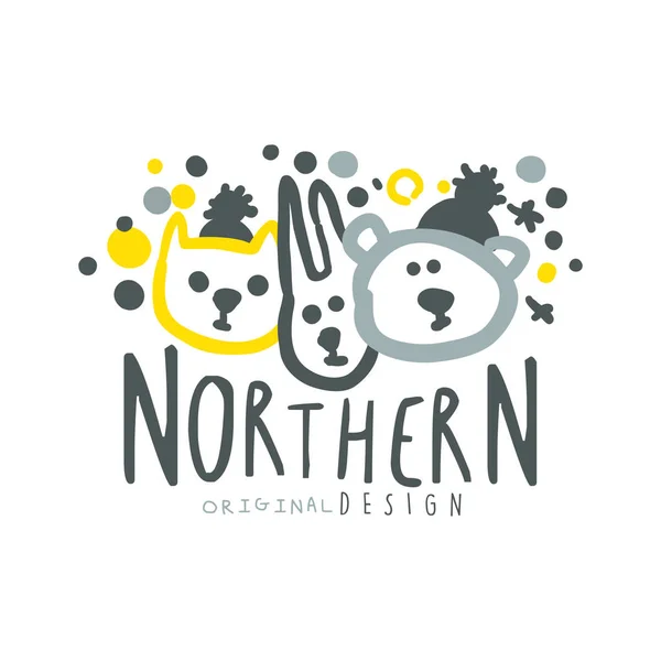 Nothern logo template — Stock Vector