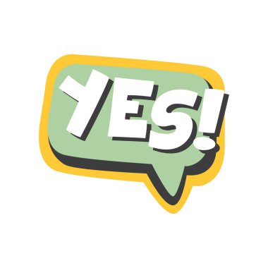 retro tarzı konuşma balonu