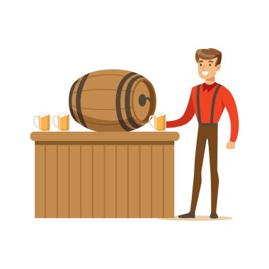 Bavyera geleneksel kostümlü adam