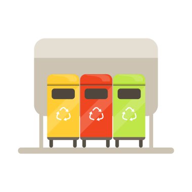 Konteyner geri dönüşüm çöp kutusu 
