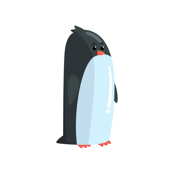 Χαριτωμένο μικρό αστείο πιγκουίνος — Διανυσματικό Αρχείο