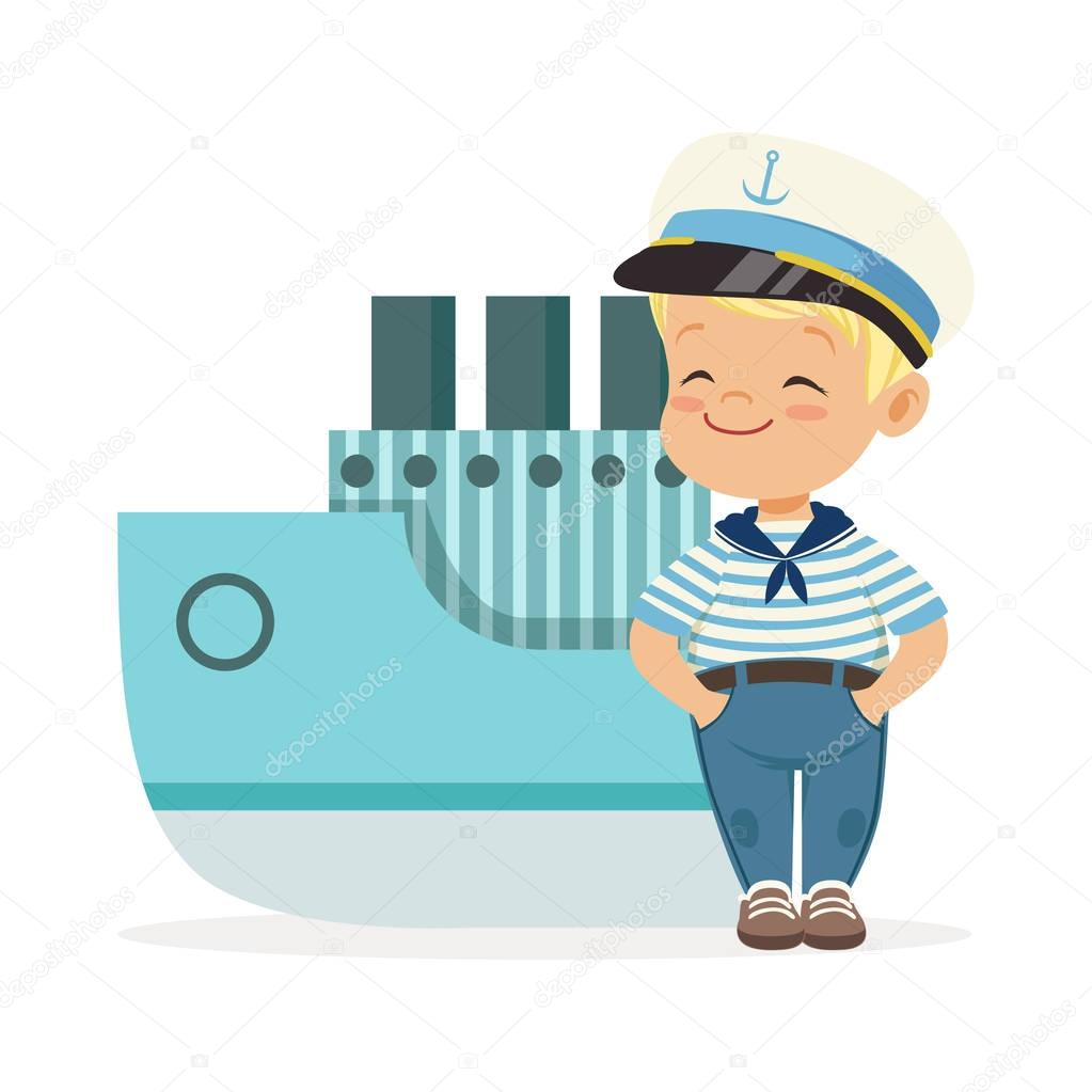  boy character wearing sailors costume