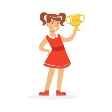 liseli kız kazanan Kupası holding