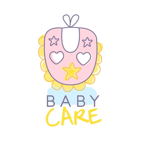 Baby care logo design — Stock Vector