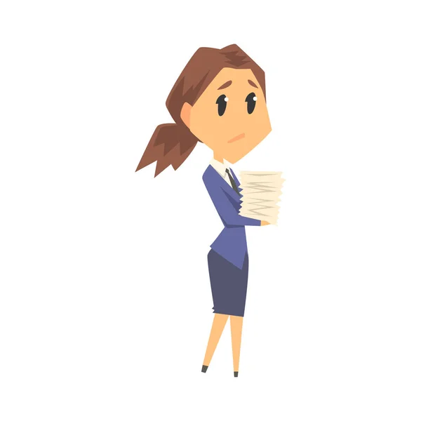 Businesswoman character in formal wear — Stock Vector