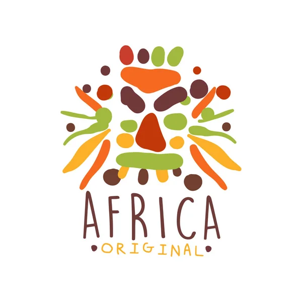 Logotipo tribal étnico africano — Vetor de Stock