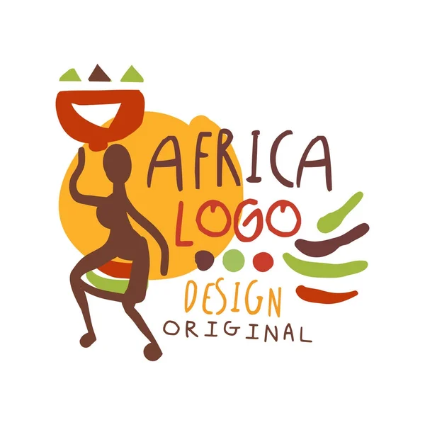 Afrikanska etniska tribal logotyp — Stock vektor