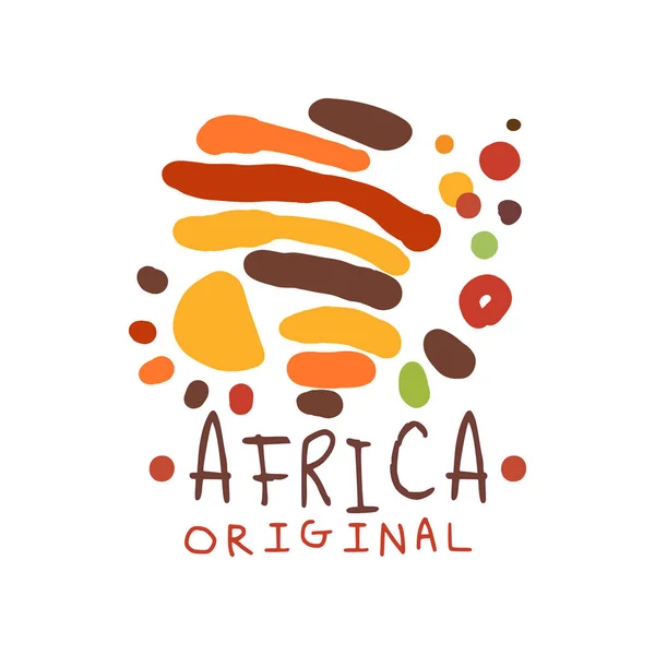 Oryginalne logo Afryki streszczenie — Wektor stockowy
