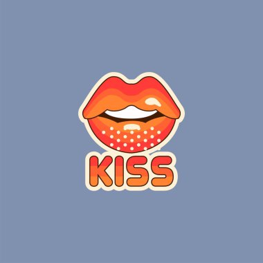 Düz tasarım sosyal ağ etiket