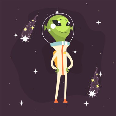 Yabancı silah akimbo ile poz gülümseyen şirin