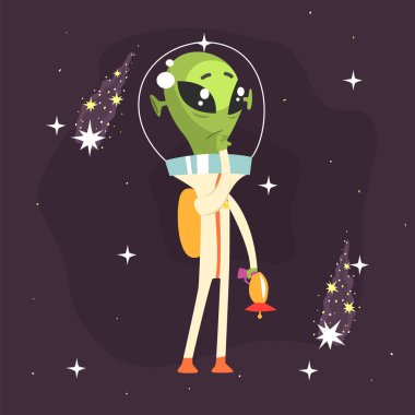 Dalgın yabancı elinde silah ile poz