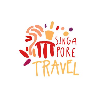 Singapur Marina Bay Sands logo tasarımı için seyahat