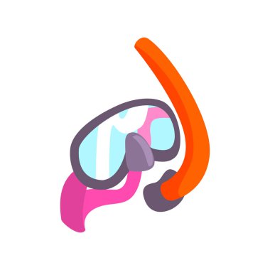 Maske dalış ve dalış için tüp nefes