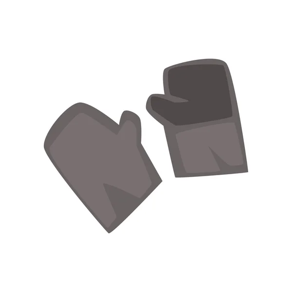 Guantes protectores de minero de dibujos animados — Vector de stock