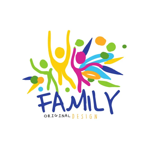 Szablon projektu logo rozrywkę dla całej rodziny — Wektor stockowy