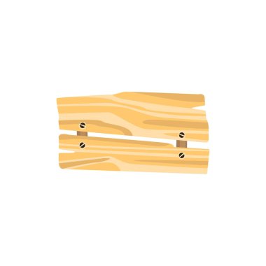 İşaret ile birlikte çivi ile tutturulmuş panoları