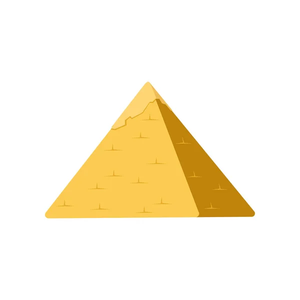 Egypte piramide, symbool van het oude Egypte vector illustratie — Stockvector