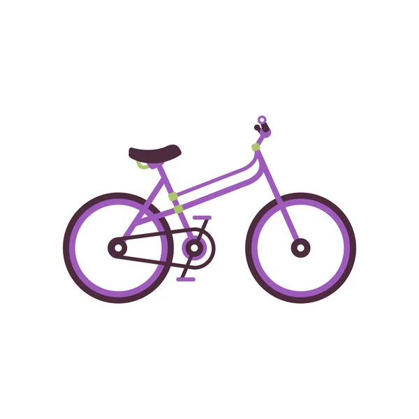 City bike, modern bicycle vector Illustration — Stock Vector
