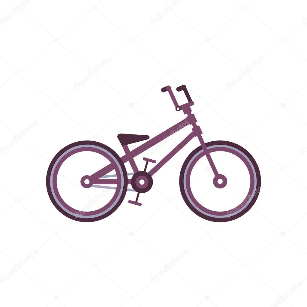 BMX bike, modern bicycle vector Illustration