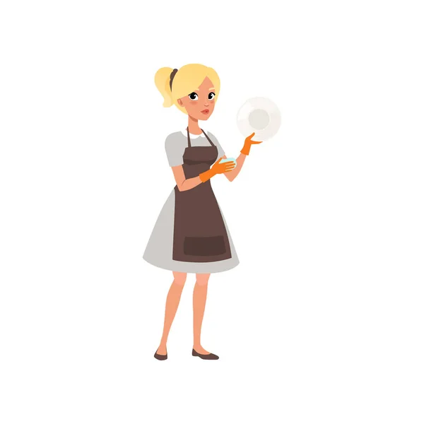 Chef cartoon lady | Cocinero de dibujos animados señora sosteniendo la