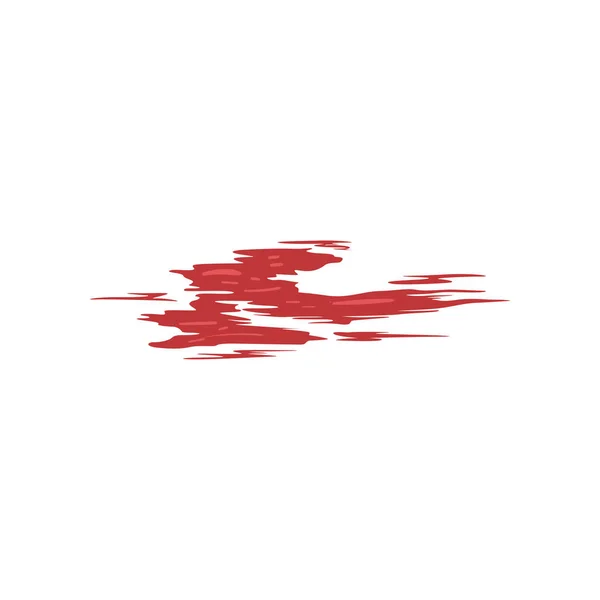 Red brush stroke vector Illustration on a white background — Stock Vector