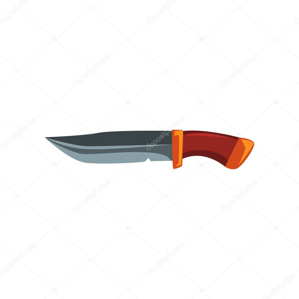 Knife of native American Indian vector Illustration on a white background