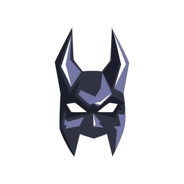 Superhero mask with horns vector Illustration on a white background — Stock Vector