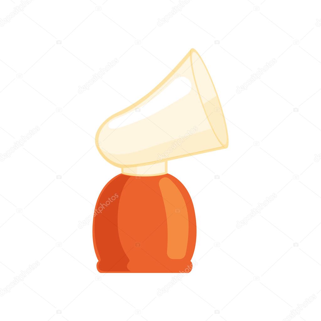 Breast pump vector Illustration on a white background