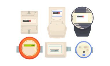Elektrik Vektörü Akımını İzlemek için Ev Elektriği Ölçer Kutusu
