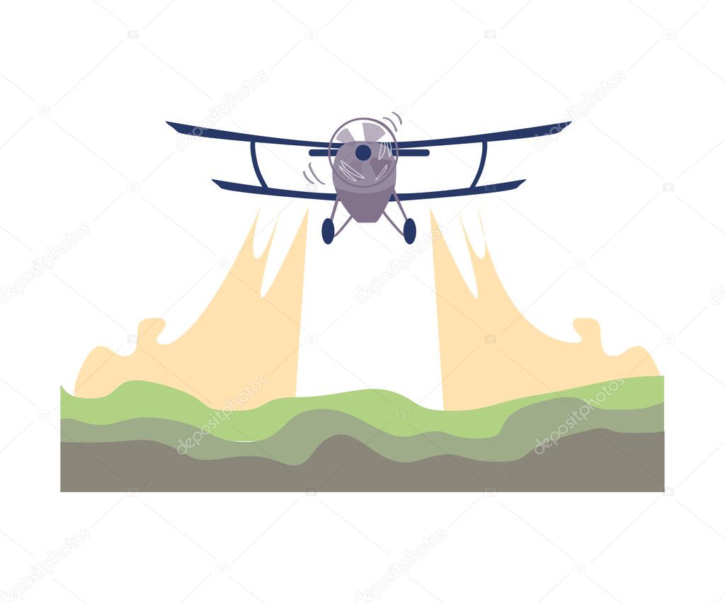 Environmental Pollution and Its Source Vector Illustration. Air Pollution Because of Transport Fuel Emission