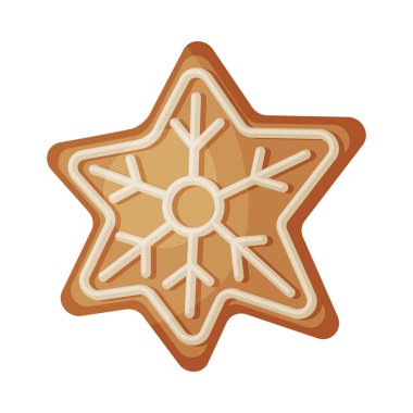 Yıldız Şeklinde Zencefilli Kurabiye, Geleneksel Kutlama Tatlısı, Noel ve Yeni Yıl Sembol Gösterimi